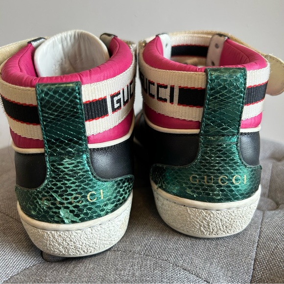 Exotic Ayers snake heel tab · rare runway edition · size 35 - Picture 7 of 13